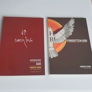 2 book "Forgotten God" & Crazy Love by Francis Chan
